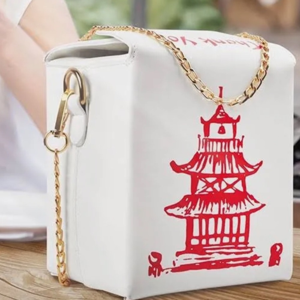 Fashion- Chinese Food Crossbody - Faux /Poly fabric - Picture 3 of 7